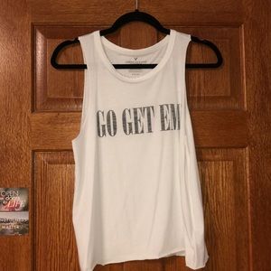 American Eagle cut-off shirt